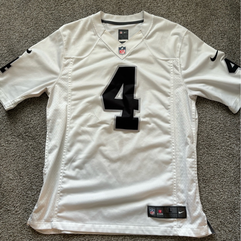 Derek Carr Raiders jersey